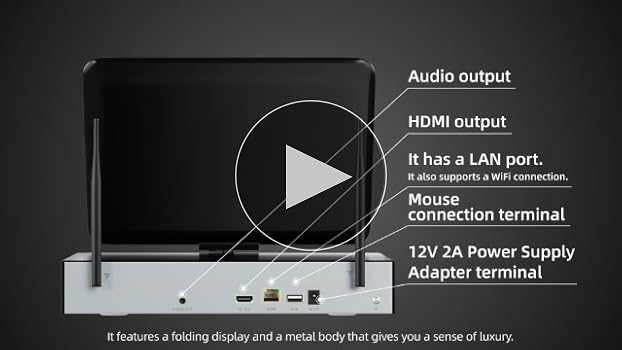 Amazon.com : 【No HDD】 10'' LCD Wireless WiFi NVR 10